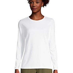 Lands’ End Relaxed Fit Supima Cotton Crewneck T-Shirt